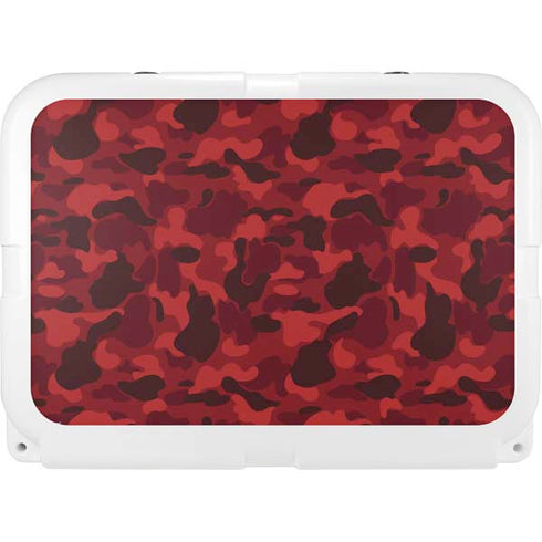 Red Street Camo YETI Tundra 35 Hard Cooler Skin