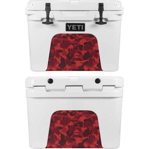 Red Street Camo YETI Tundra 35 Hard Cooler Skin