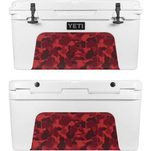 Red Street Camo YETI Tundra 65 Hard Cooler Skin