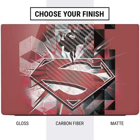 DC Comics Superman Red Pattern Dell Vostro Skin