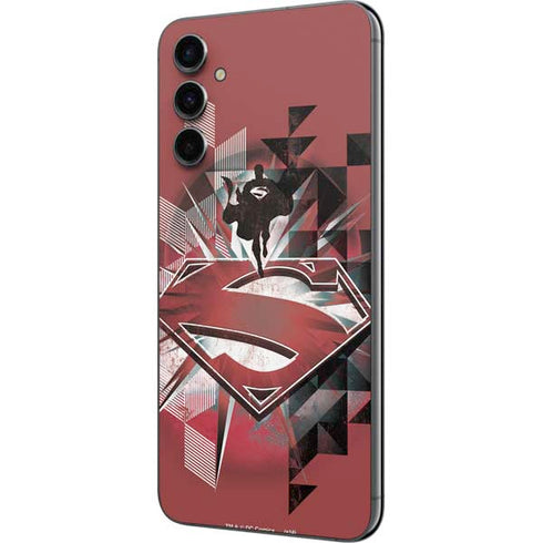 DC Comics Superman Red Pattern Galaxy A14 5G Skin