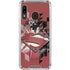 DC Comics Superman Red Pattern Galaxy A30 Clear Case