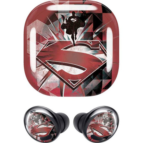 DC Comics Superman Red Pattern Galaxy Buds Pro Skin
