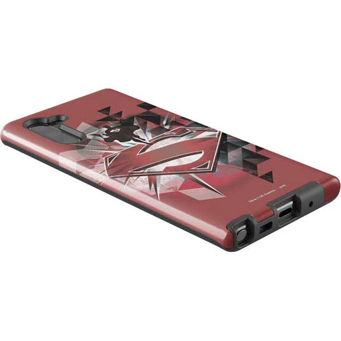 DC Comics Superman Red Pattern Galaxy Note 10 Pro Case