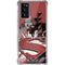 DC Comics Superman Red Pattern Galaxy Note20 5G Clear Case