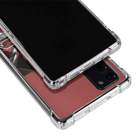 DC Comics Superman Red Pattern Galaxy Note20 5G Clear Case