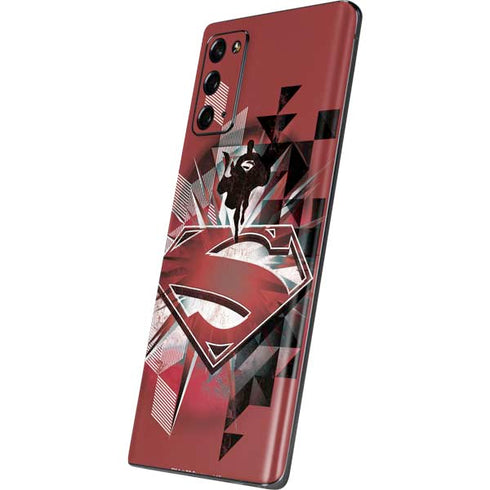 DC Comics Superman Red Pattern Galaxy Note20 5G Skin