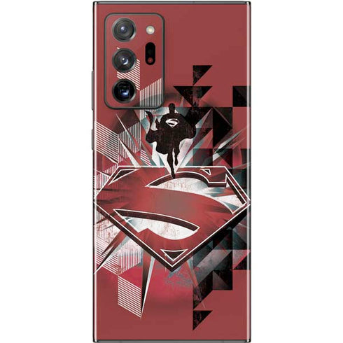 DC Comics Superman Red Pattern Galaxy Note20 Ultra 5G Skin