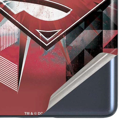 DC Comics Superman Red Pattern Galaxy S20 Fan Edition Skin