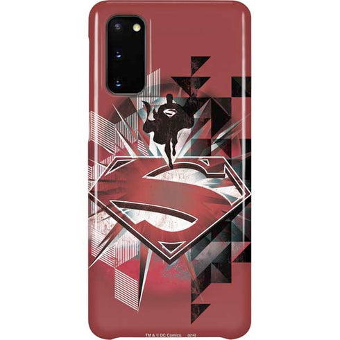 DC Comics Superman Red Pattern Galaxy S20 Lite Case