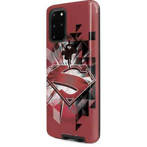 DC Comics Superman Red Pattern Galaxy S20 Plus Pro Case