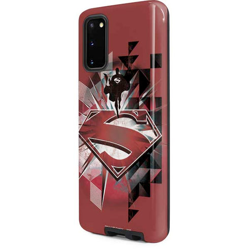 DC Comics Superman Red Pattern Galaxy S20 Pro Case