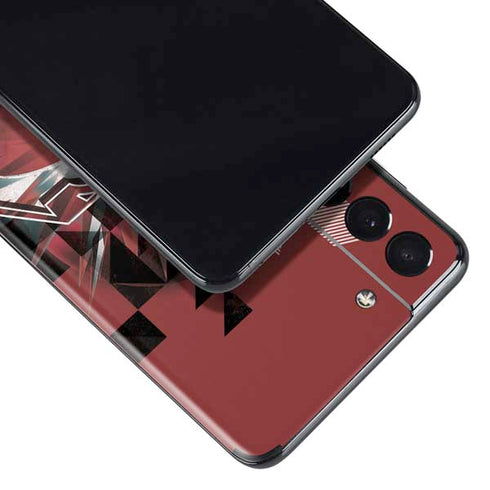 DC Comics Superman Red Pattern Galaxy S21 Plus 5G Skin