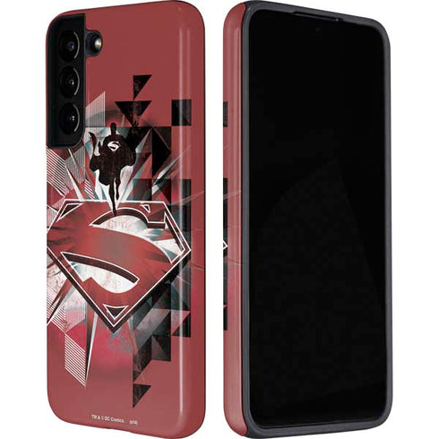 DC Comics Superman Red Pattern Galaxy S22 Plus Pro Case