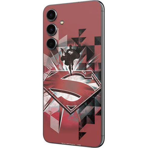 DC Comics Superman Red Pattern Galaxy S23 FE Skin
