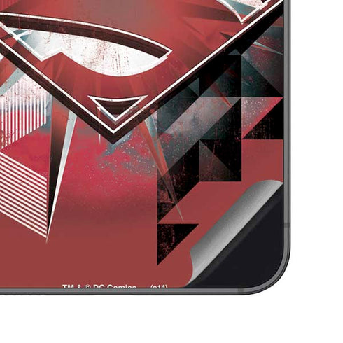 DC Comics Superman Red Pattern Galaxy S23 FE Skin