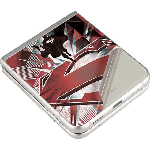 DC Comics Superman Red Pattern Galaxy Z Flip3 5G Skin