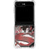 DC Comics Superman Red Pattern Galaxy Z Flip5 5G Clear Case