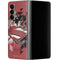 DC Comics Superman Red Pattern Galaxy Z Fold4 5G Skin