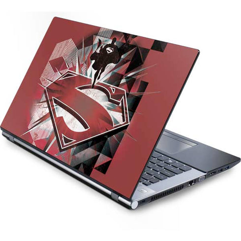 DC Comics Superman Red Pattern Generic Laptop Skin
