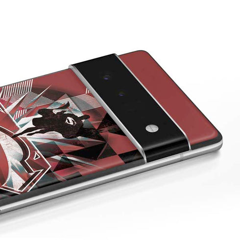 DC Comics Superman Red Pattern Google Pixel 6 Pro Skin