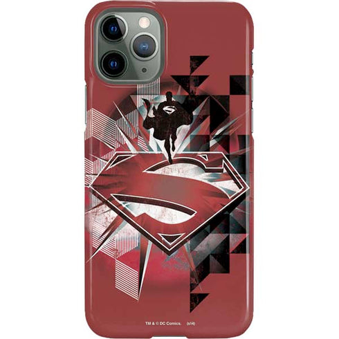 DC Comics Superman Red Pattern iPhone 11 Pro Lite Case