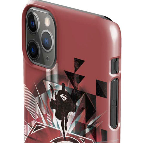 DC Comics Superman Red Pattern iPhone 11 Pro Max Lite Case