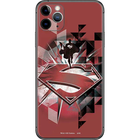 DC Comics Superman Red Pattern iPhone 11 Pro Max Skin