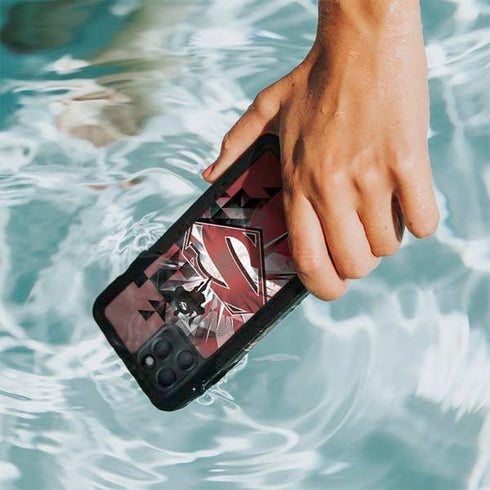DC Comics Superman Red Pattern iPhone 11 Pro Max Waterproof Case