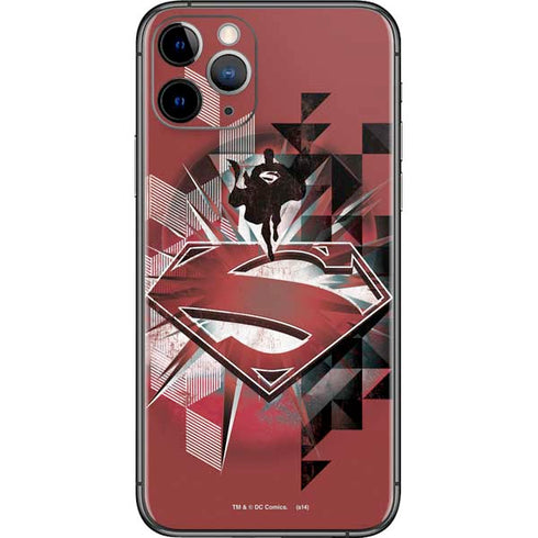 DC Comics Superman Red Pattern iPhone 11 Pro Skin