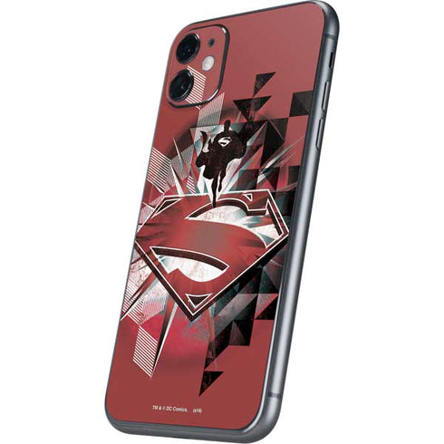 DC Comics Superman Red Pattern iPhone 11 Skin