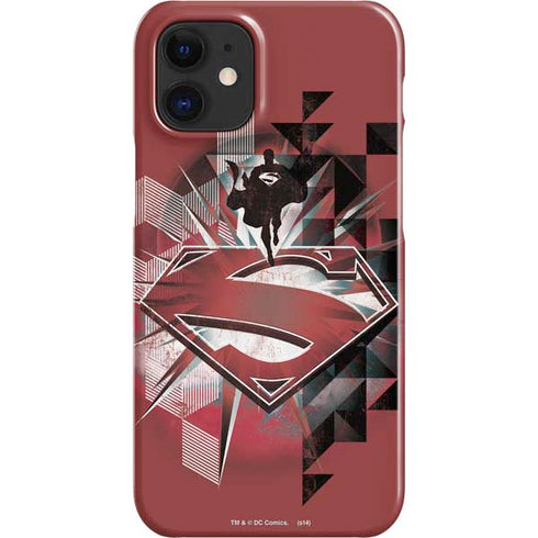 DC Comics Superman Red Pattern iPhone 12 Mini Lite Case