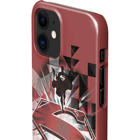 DC Comics Superman Red Pattern iPhone 12 Mini Lite Case