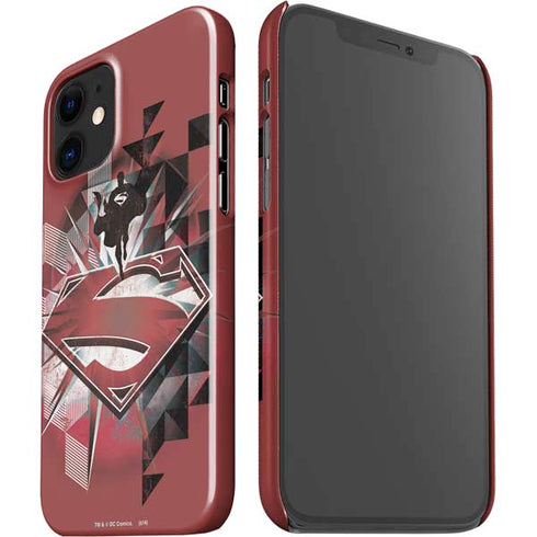 DC Comics Superman Red Pattern iPhone 12 Mini Lite Case