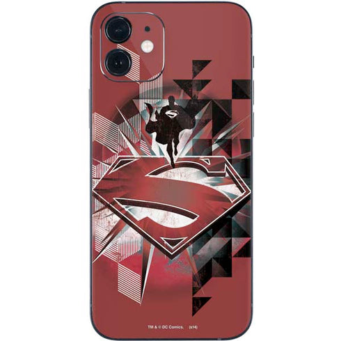 DC Comics Superman Red Pattern iPhone 12 Mini Skin