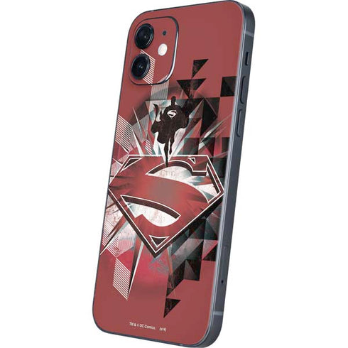 DC Comics Superman Red Pattern iPhone 12 Mini Skin