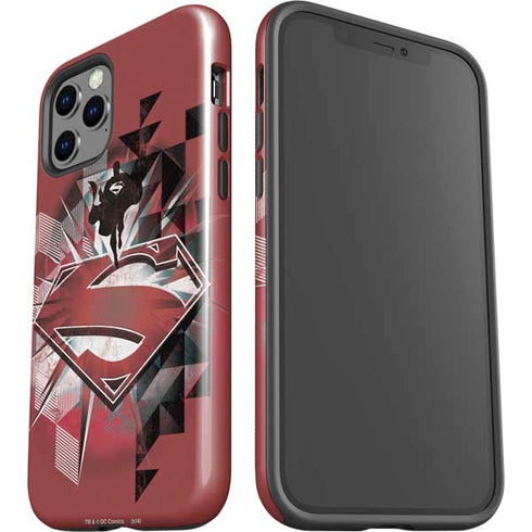 DC Comics Superman Red Pattern iPhone 12 Pro Max Impact Case