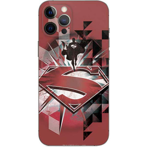 DC Comics Superman Red Pattern iPhone 12 Pro Max Skin