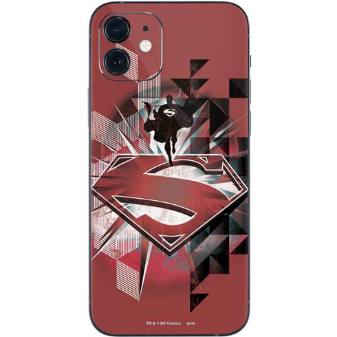 DC Comics Superman Red Pattern iPhone 12 Skin