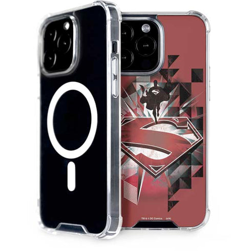 DC Comics Superman Red Pattern iPhone 13 Pro Max MagSafe Case