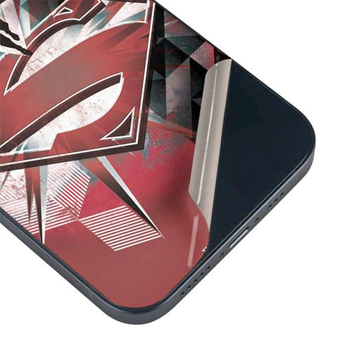 DC Comics Superman Red Pattern iPhone 14 Plus Skin