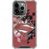 DC Comics Superman Red Pattern iPhone 15 Pro Clear Case
