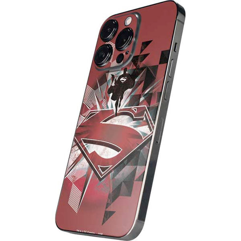 DC Comics Superman Red Pattern iPhone 14 Pro Max Skin