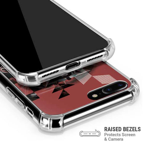 DC Comics Superman Red Pattern iPhone 7/8 Plus Clear Case