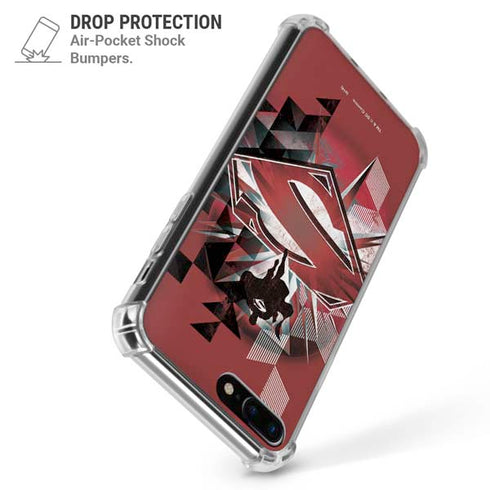 DC Comics Superman Red Pattern iPhone 7/8 Plus Clear Case