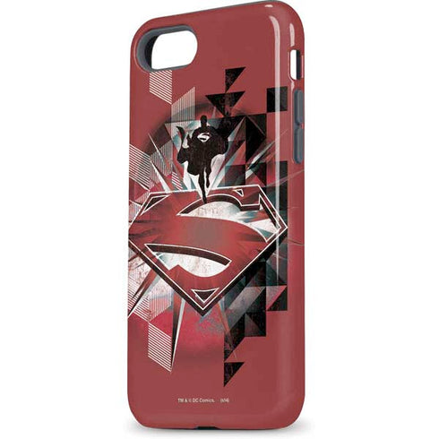 DC Comics Superman Red Pattern iPhone 7 Pro Case