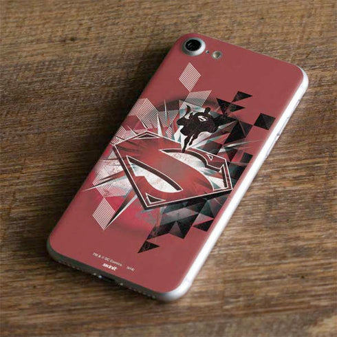 DC Comics Superman Red Pattern iPhone 7 Skin