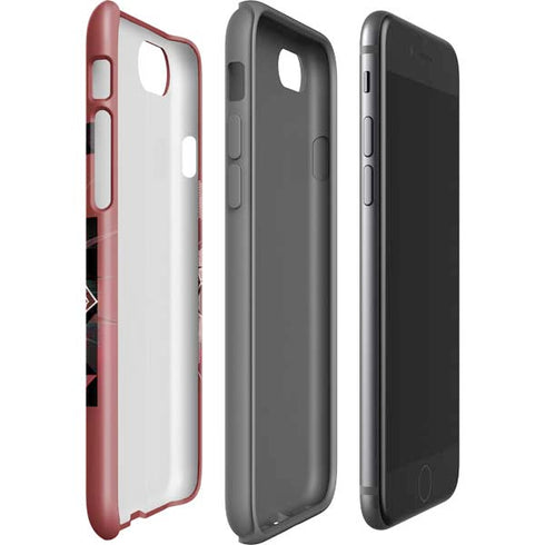 DC Comics Superman Red Pattern iPhone SE (2nd & 3rd Gen) Pro Case