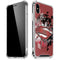 DC Comics Superman Red Pattern iPhone XS Max Clear Case