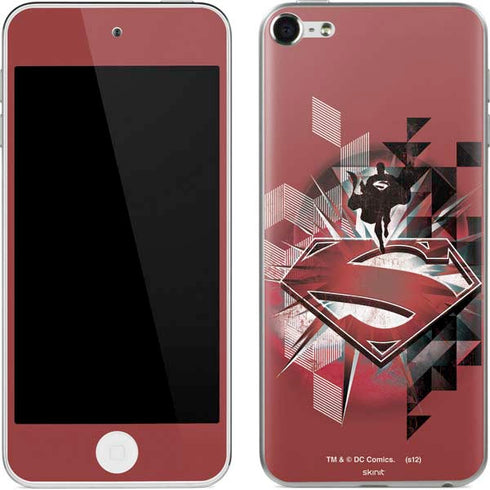 DC Comics Superman Red Pattern Apple iPod Skin